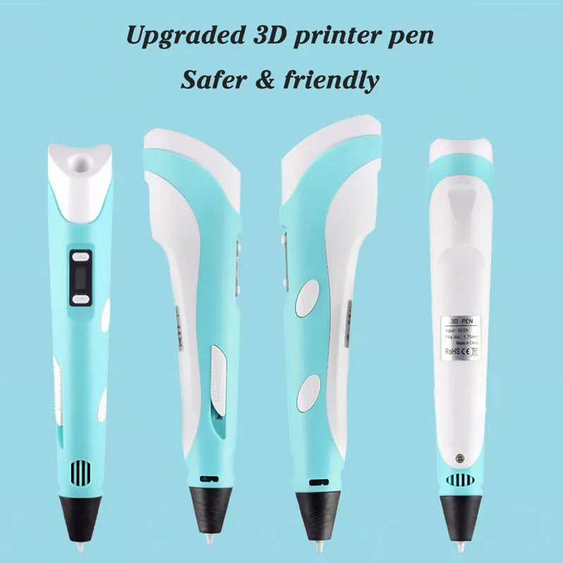 3D Drawing Printing Pen with LCD Screen