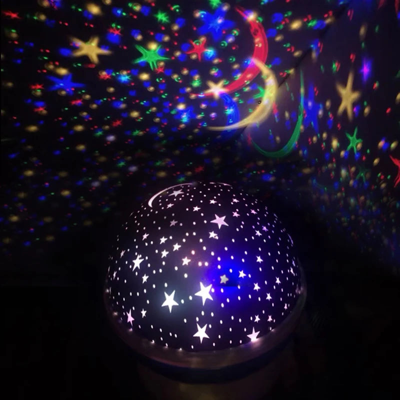 Starry Sky LED Projector Night Light for Kids