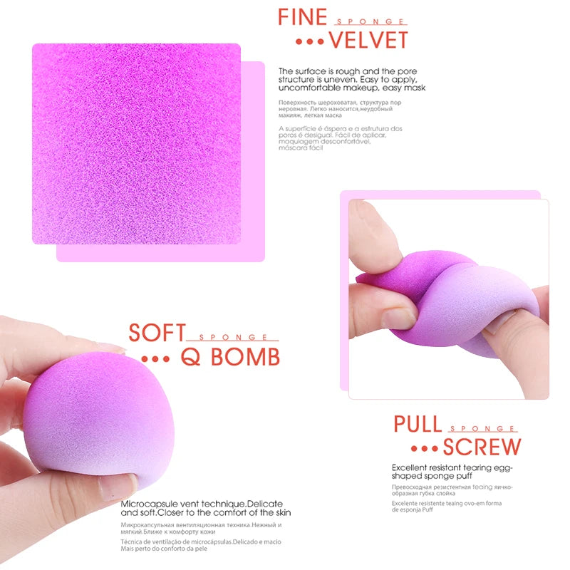 Makeup Blender Cosmetic Puff for Flawless Application