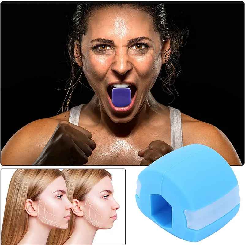 Silica Gel Face Fitness Ball Jaw Exerciser Facial Toner