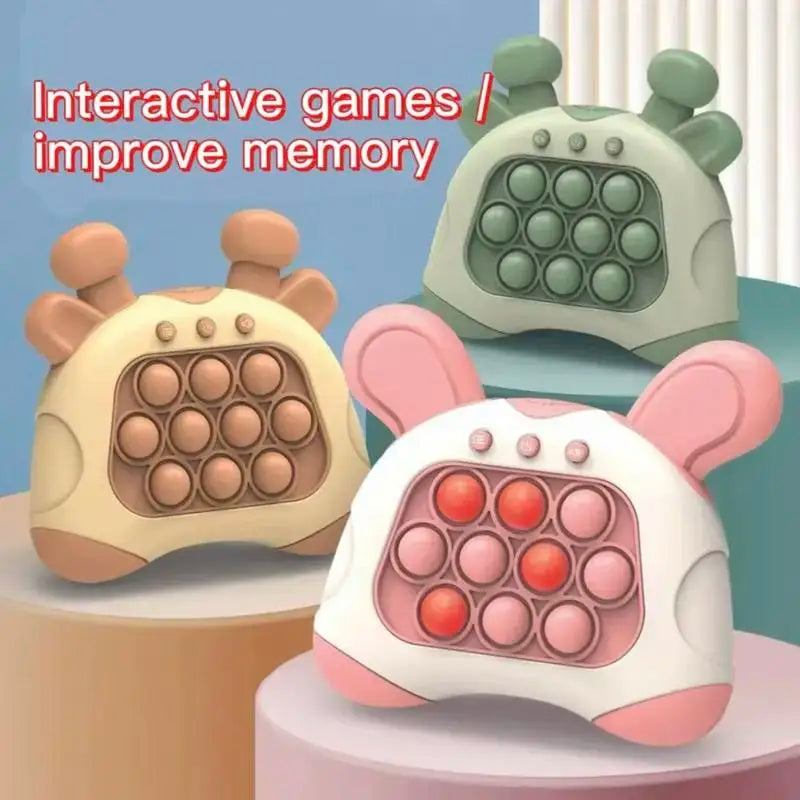 Fast Push Game: 2nd Gen Cute Animal Anti-Stress Sensory Toy for Kids - Xmas Gift