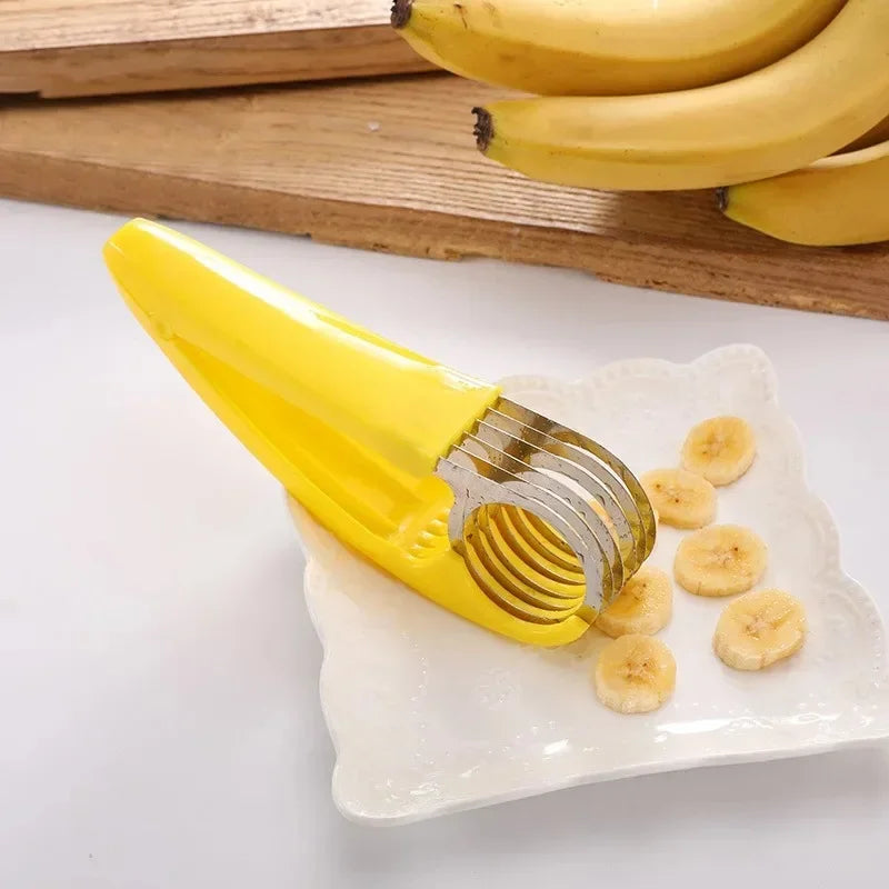 Stainless Steel Banana Slicer and Fruit/Vegetable Cutter