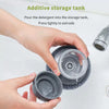 2-in-1 Kitchen Cleaning Brush with Removable Sponge Dispenser