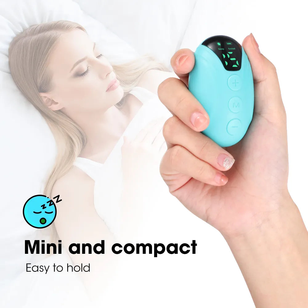 Handheld Sleep Aid Device for Insomnia Relief and Anxiety Therapy