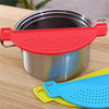 Plastic Drain Basket with Leakproof Baffle - Kitchen Accessories