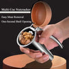 Multifunctional Zinc Alloy Nutcracker with Funnel Design for Walnuts and Nuts