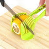 Fruit & Vegetable Slicer Guide Tongs - Cutting Guide