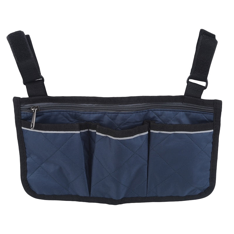 Wheelchair Armrest Side Storage Bag