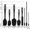 Walfos Non-Stick Butter Cooking Silicone Spatula Set - Heat-Resistant Kitchen Scraper Spatulas