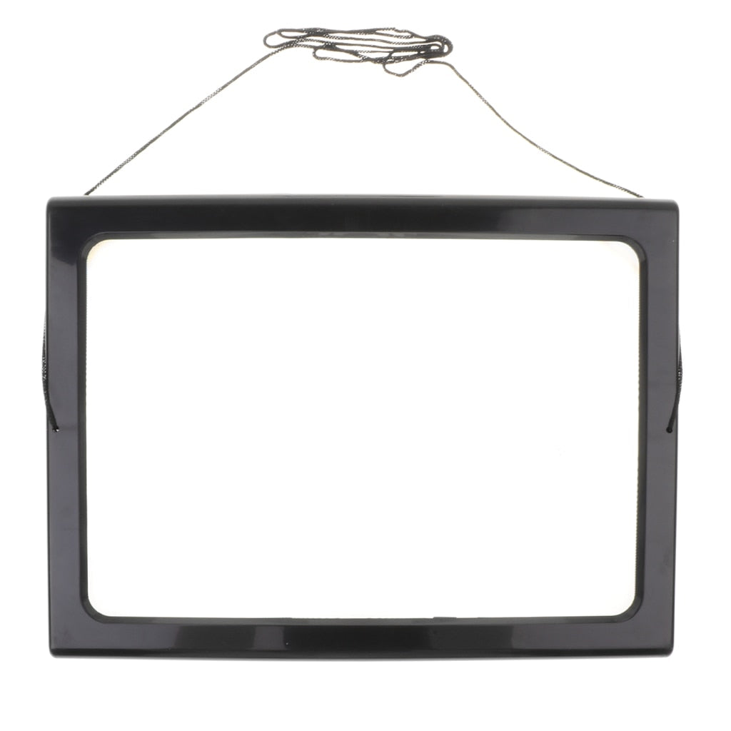 Full Page Reading Magnifier with 4 LED Lights - 3X Magnification