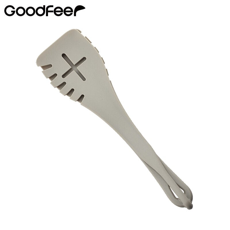 Multifunctional Nylon Food Tongs and Salad Serving Spoon