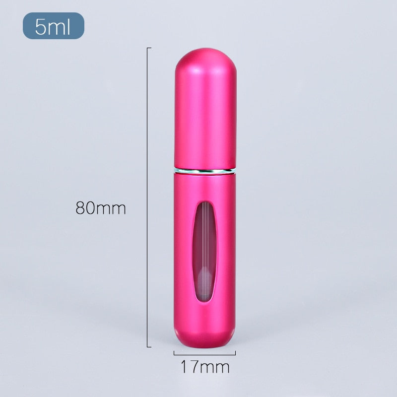 Portable 5ml Perfume Atomizer - Travel-Friendly Refillable Container