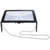 Full Page Reading Magnifier with 4 LED Lights - 3X Magnification