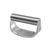 Curved Stainless Steel Garlic Press - Multi-function Crusher