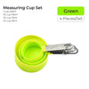 Stainless Steel Handle Measuring Spoon and Cup Set - Baking Kitchen Tools