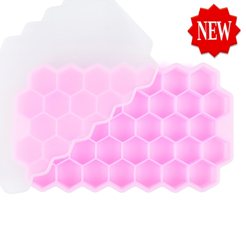 Creative Honeycomb Ice Cube Maker - Reusable Trays Silicone Ice cubes