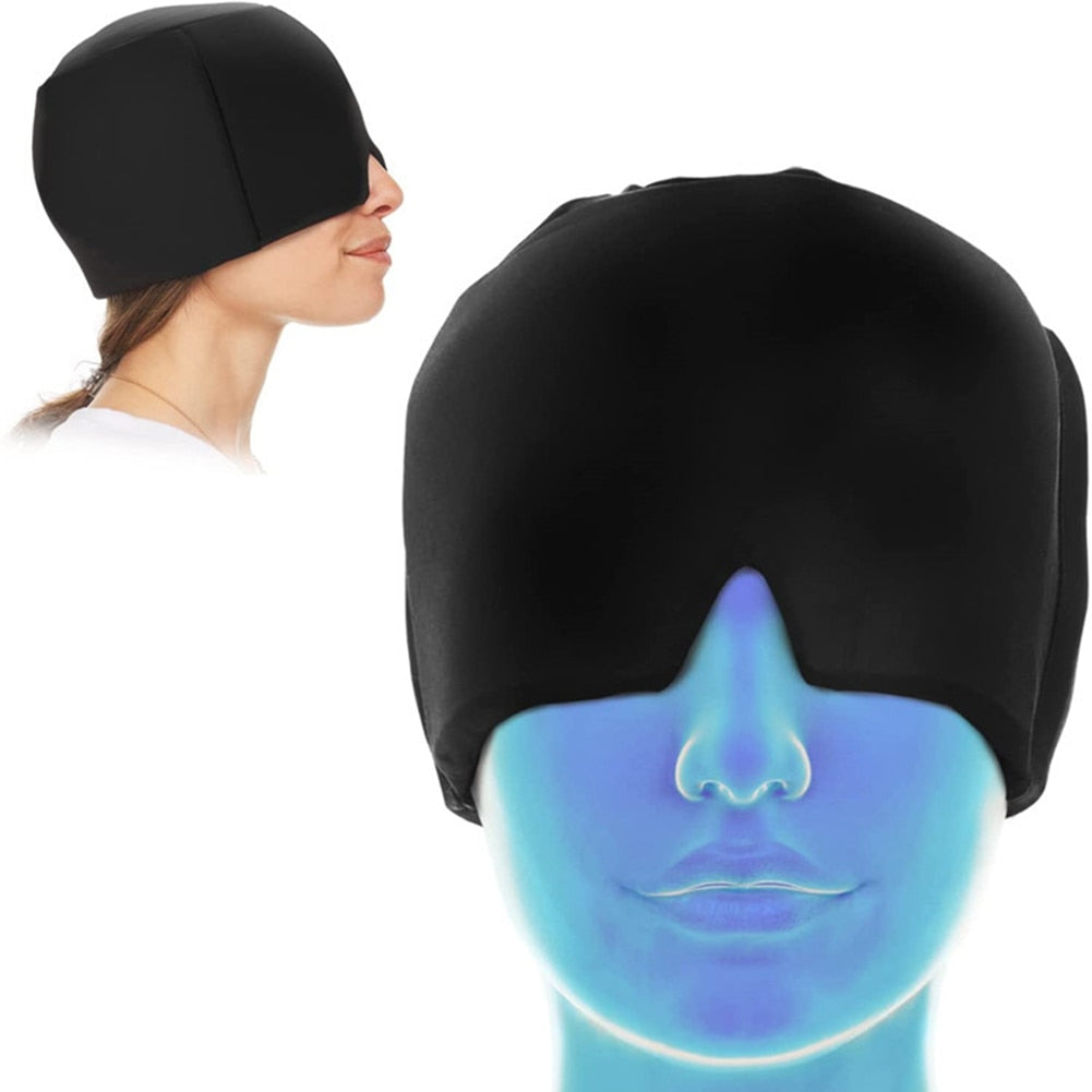 Hot & Cold Cap - Headache Relief Hat - Microwaveable or Freezer Proof