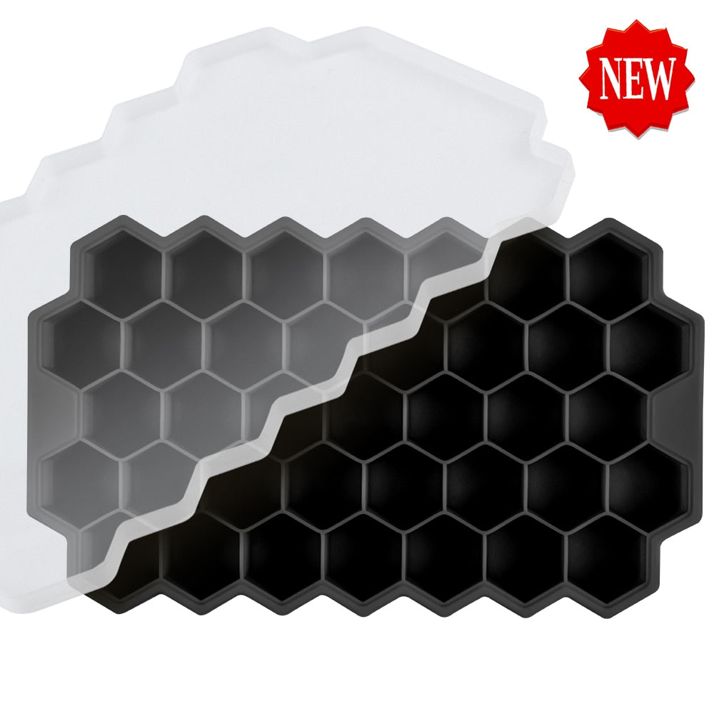 Creative Honeycomb Ice Cube Maker - Reusable Trays Silicone Ice cubes