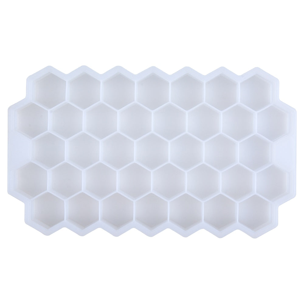 Creative Honeycomb Ice Cube Maker - Reusable Trays Silicone Ice cubes