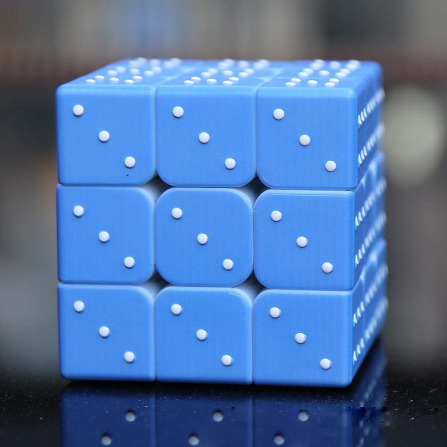 Braille Cubic Puzzles