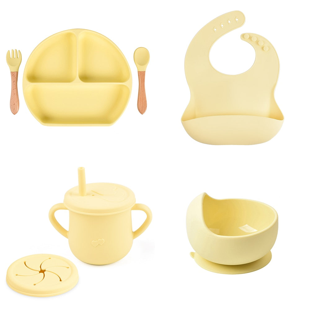 Baby Silicone Non-Slip Dinner Set