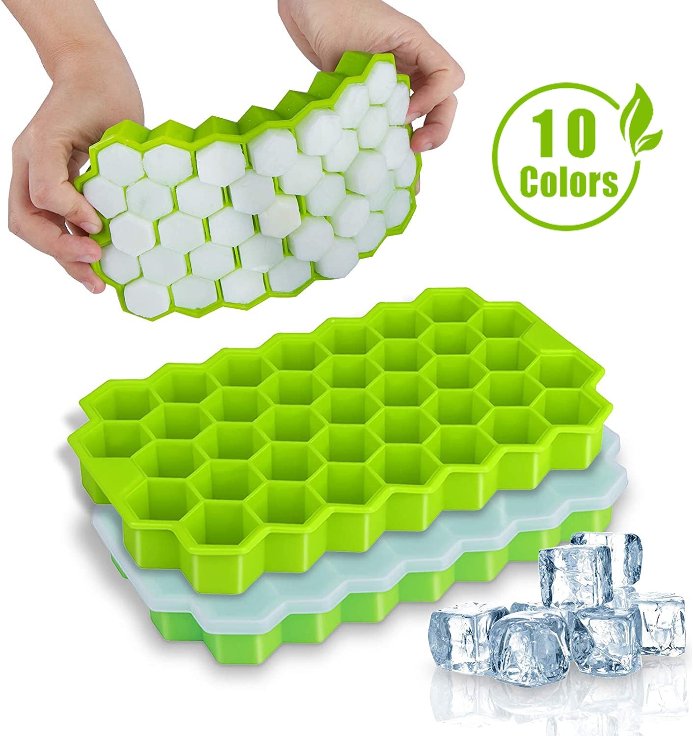 Creative Honeycomb Ice Cube Maker - Reusable Trays Silicone Ice cubes