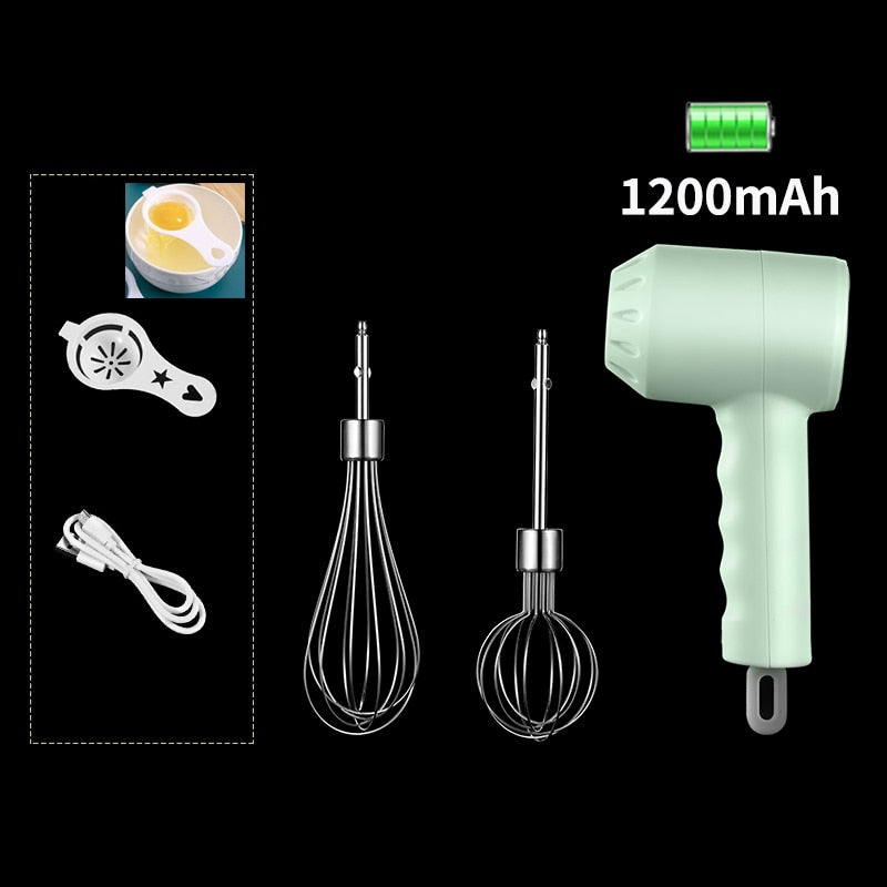 Portable Kitchen Mixer Set - Hand Mixer, Food Processor, and More