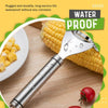 Stainless Steel Corn Peeler and Thresher - Kitchen Tool for Easy Corn Removal