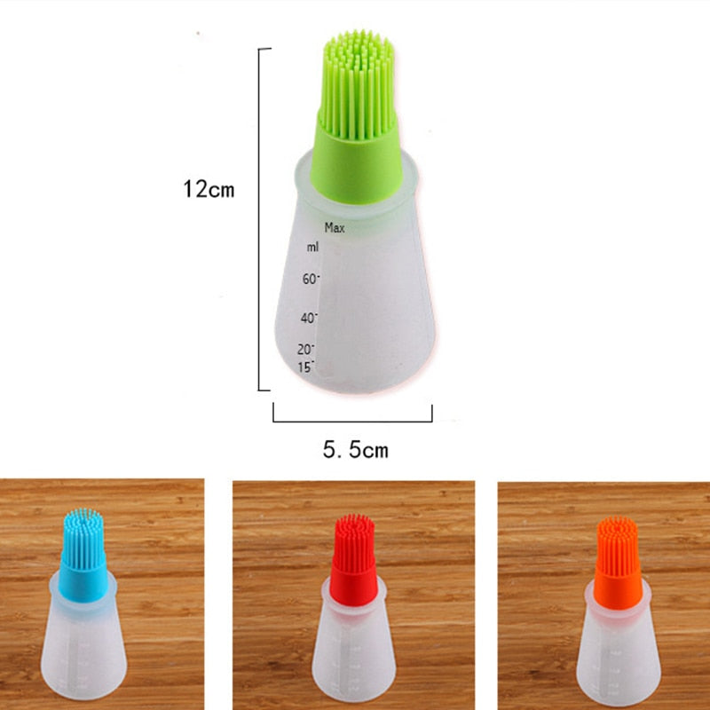 Silicone Oil Brush - Basting Brush, Oil Dispenser, Pastry Brush